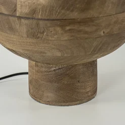 New Straluma Grote Light and Living lampvoet Barumi hout