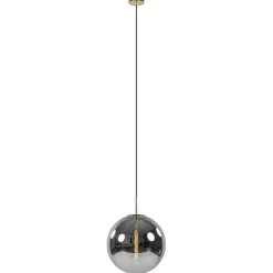 Cheap Straluma Grote luxe hanglamp brons + smoke glas Medina