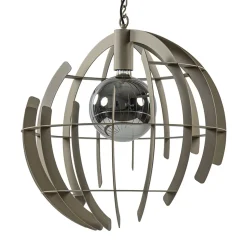 Sale Straluma Grote metalen hanglamp Terra quartz 60 cm