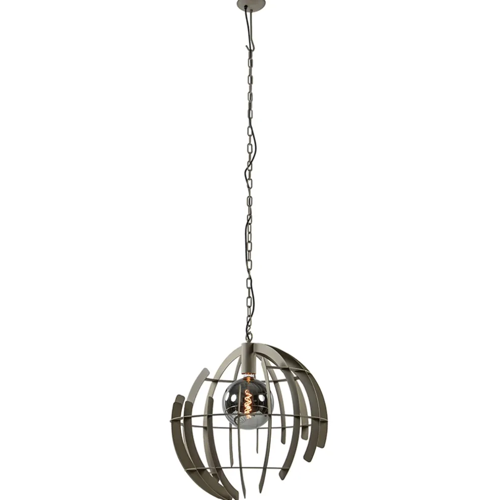 Sale Straluma Grote metalen hanglamp Terra quartz 60 cm