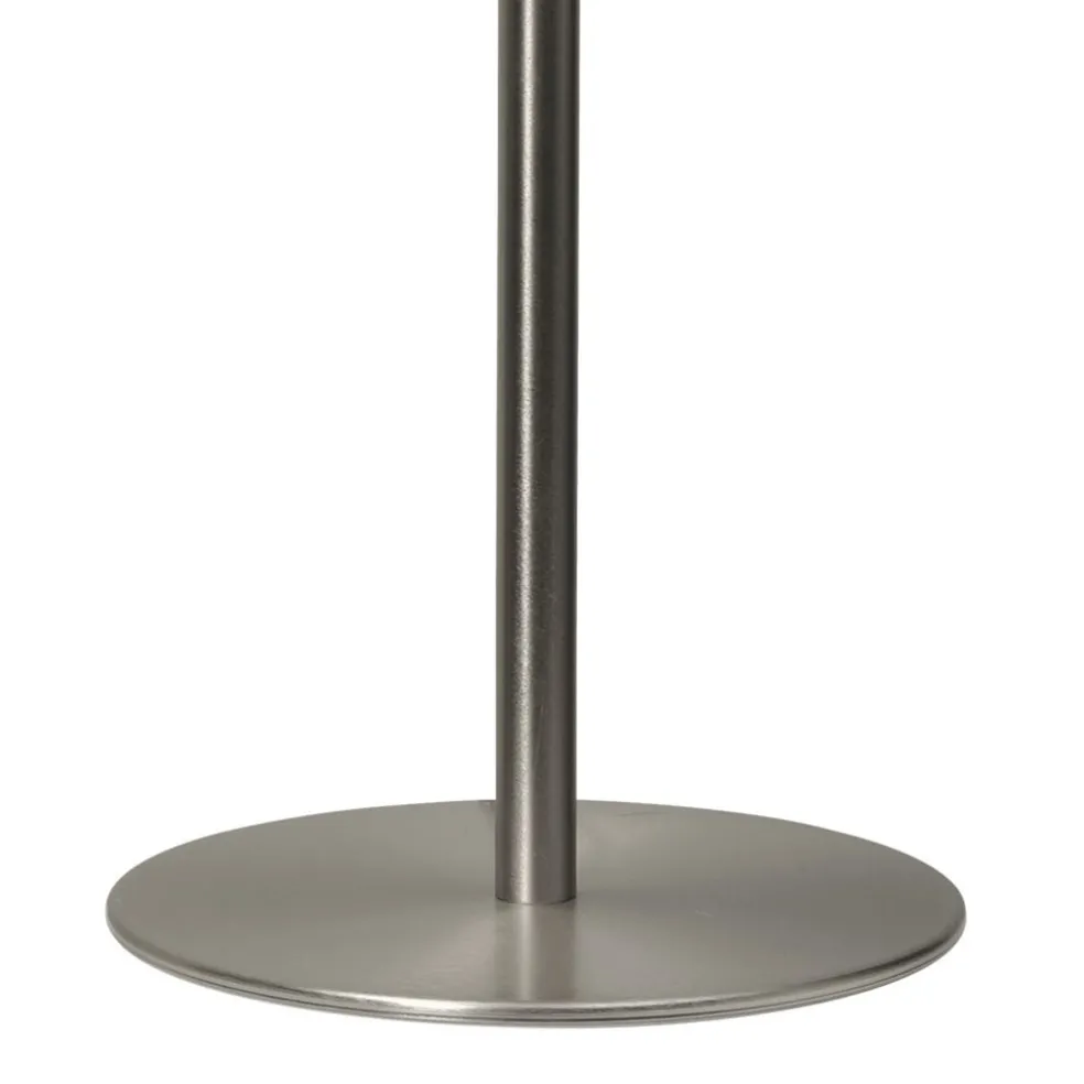 Outlet Straluma Grote moderne tafellamp Calabro nikkel glas