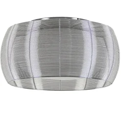 Clearance Straluma Grote plafonnière zilver met chroom 50