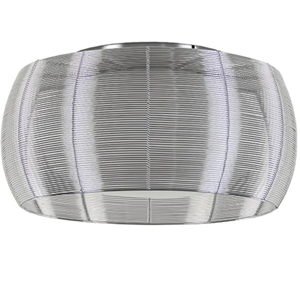 Clearance Straluma Grote plafonnière zilver met chroom 50