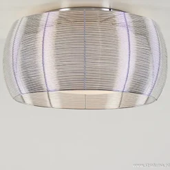Clearance Straluma Grote plafonnière zilver met chroom 50