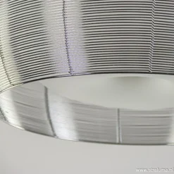 Clearance Straluma Grote plafonnière zilver met chroom 50