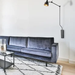 Cheap Straluma Grote retro wandlamp met zwarte kap verstelbaar