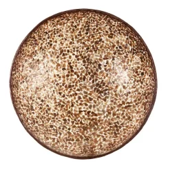 Outlet Straluma Grote schelpen wandlamp bruin met goud 60 cm