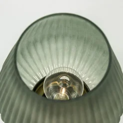 Cheap Straluma Grote tafellamp op batterij Tajera donker groen/goud