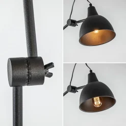 Flash Sale Straluma Grote vloerlamp retro mat zwart verstelbaar