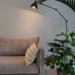 Flash Sale Straluma Grote vloerlamp retro mat zwart verstelbaar