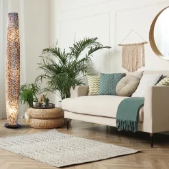 New Straluma Grote vloerlamp turtle goud 200 cm