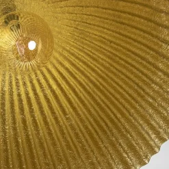 Discount Straluma Grote XL hanglamp relief zwart met goud