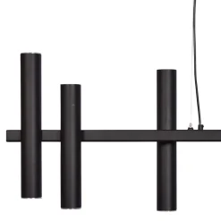 Cheap Straluma Hanglamp 8 tubes op balk zwart 140cm