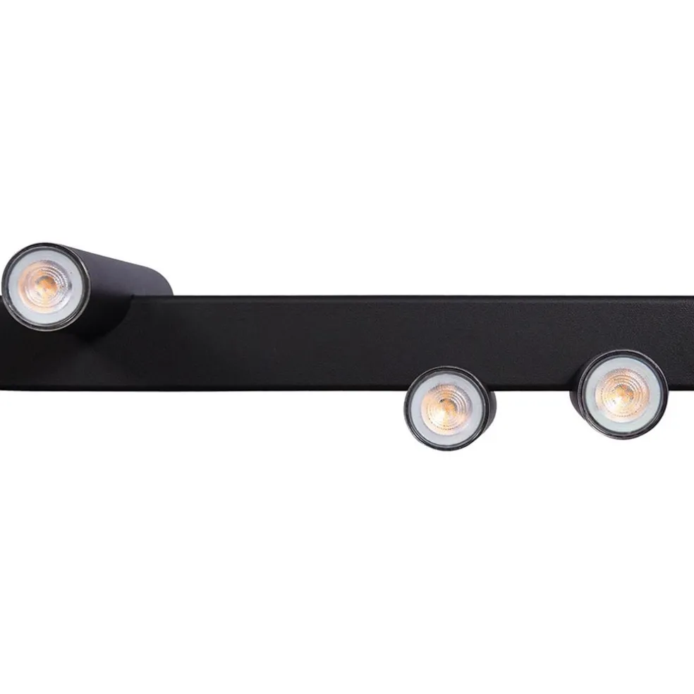 Cheap Straluma Hanglamp 8 tubes op balk zwart 140cm