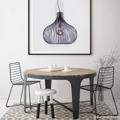 Sale Straluma Hanglamp Aglio draad zwart 60cm