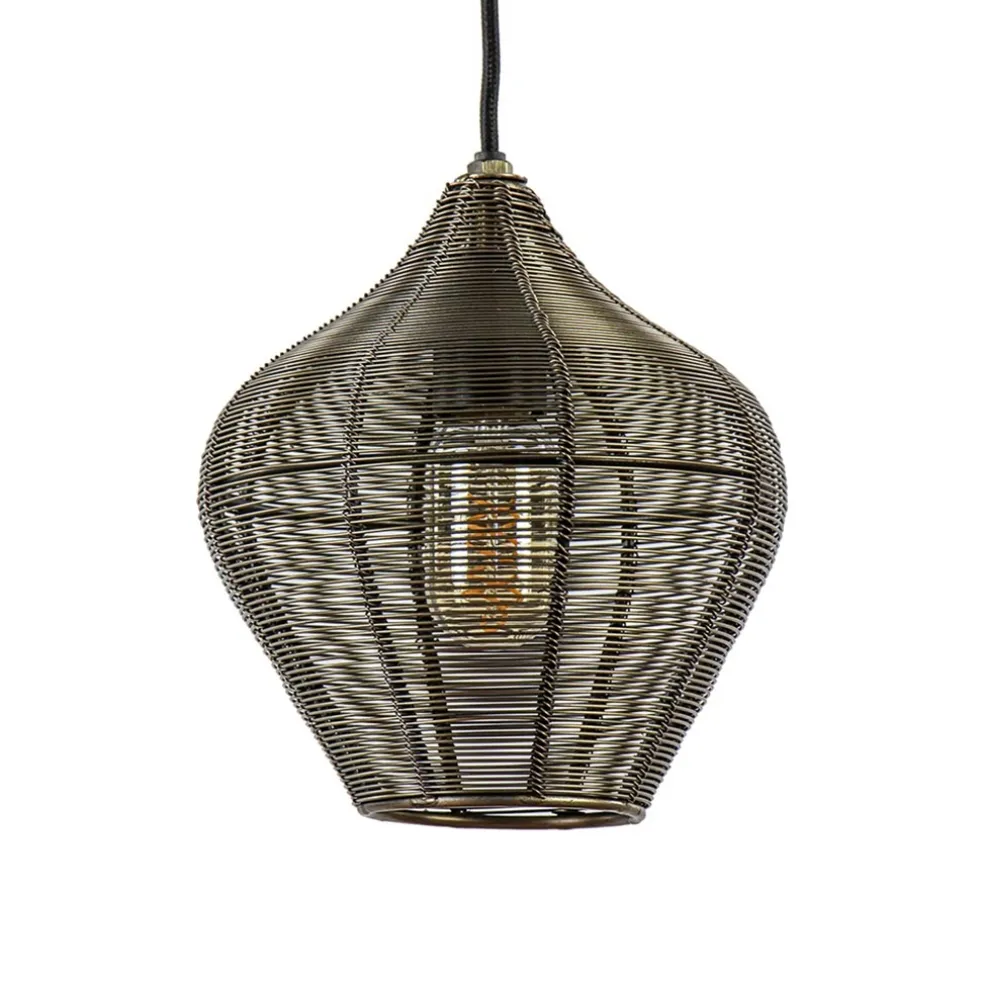 Clearance Straluma Hanglamp Alvaro 20cm antiek brons