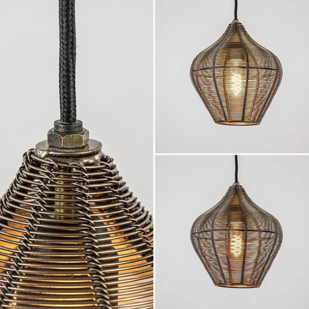 Clearance Straluma Hanglamp Alvaro 20cm antiek brons