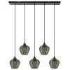 Fashion Straluma Hanglamp Alvaro 5-lichts antiek brons