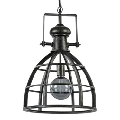 Fashion Straluma Hanglamp Amy zwartstaal industrieel