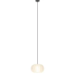 New Straluma Hanglamp Arena 1L 30cm zwart/kap wit
