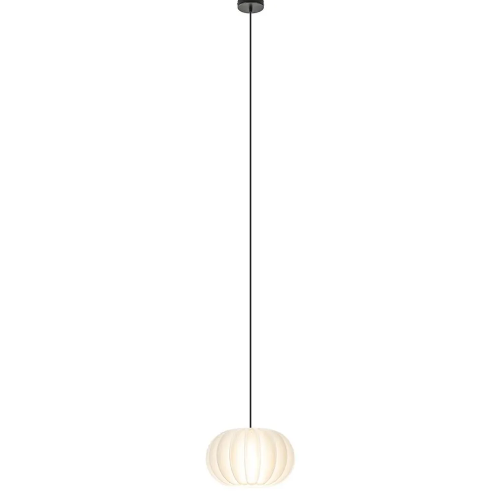 New Straluma Hanglamp Arena 1L 30cm zwart/kap wit