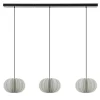 Best Sale Straluma Hanglamp Arena 3L op balk zwart/kap wit