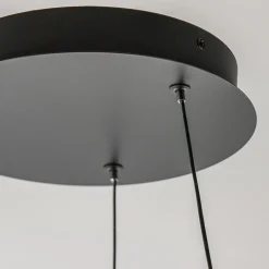 Clearance Straluma Hanglamp Ascoli 85 ring zwart/matgoud