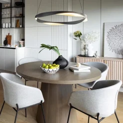 Clearance Straluma Hanglamp Ascoli 85 ring zwart/matgoud