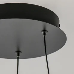 New Straluma Hanglamp Ascoli 65 rond zwart/matgoud