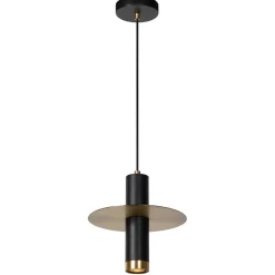 Cheap Straluma Hanglamp badkamer zwart met brons IP44