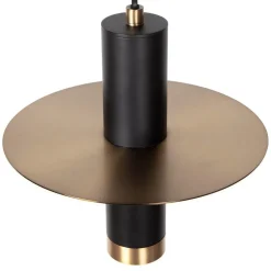 Cheap Straluma Hanglamp badkamer zwart met brons IP44