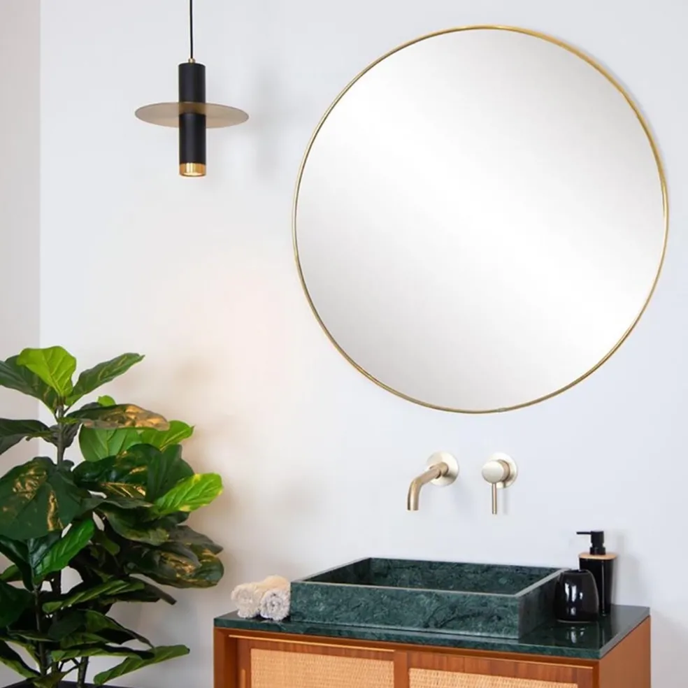 Cheap Straluma Hanglamp badkamer zwart met brons IP44