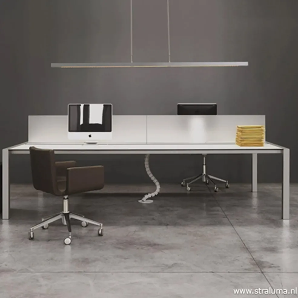 Hot Straluma Hanglamp balk alu up+down 130cm pushdim