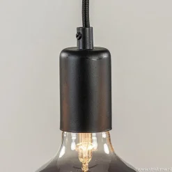 Online Straluma Hanglamp balk 110cm + 5x pendel zwart