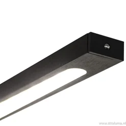 Fashion Straluma Hanglamp balk zwart 160cm direct led