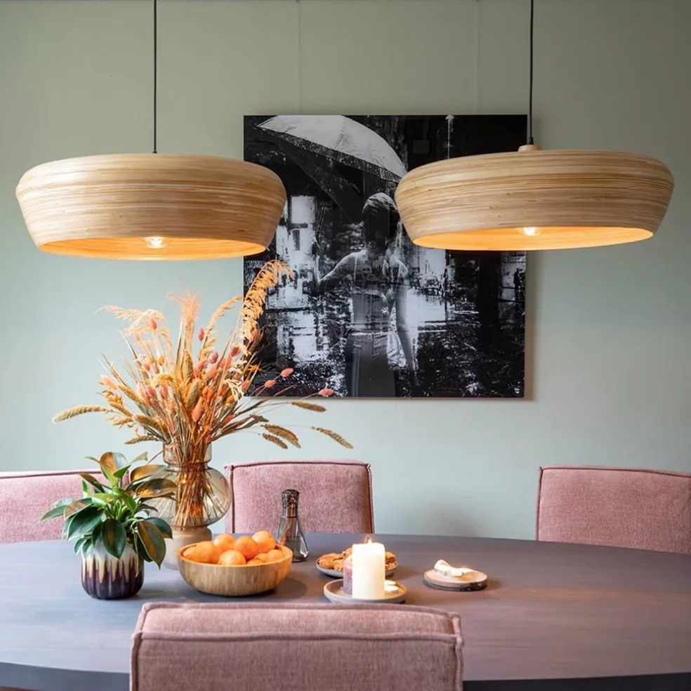 Flash Sale Straluma Hanglamp Bamboo Ufo 60cm