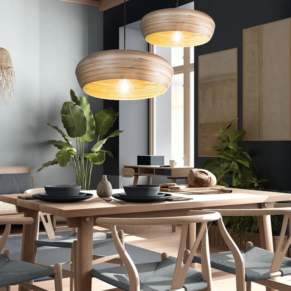 Fashion Straluma Hanglamp Bamboo Ufo 50cm