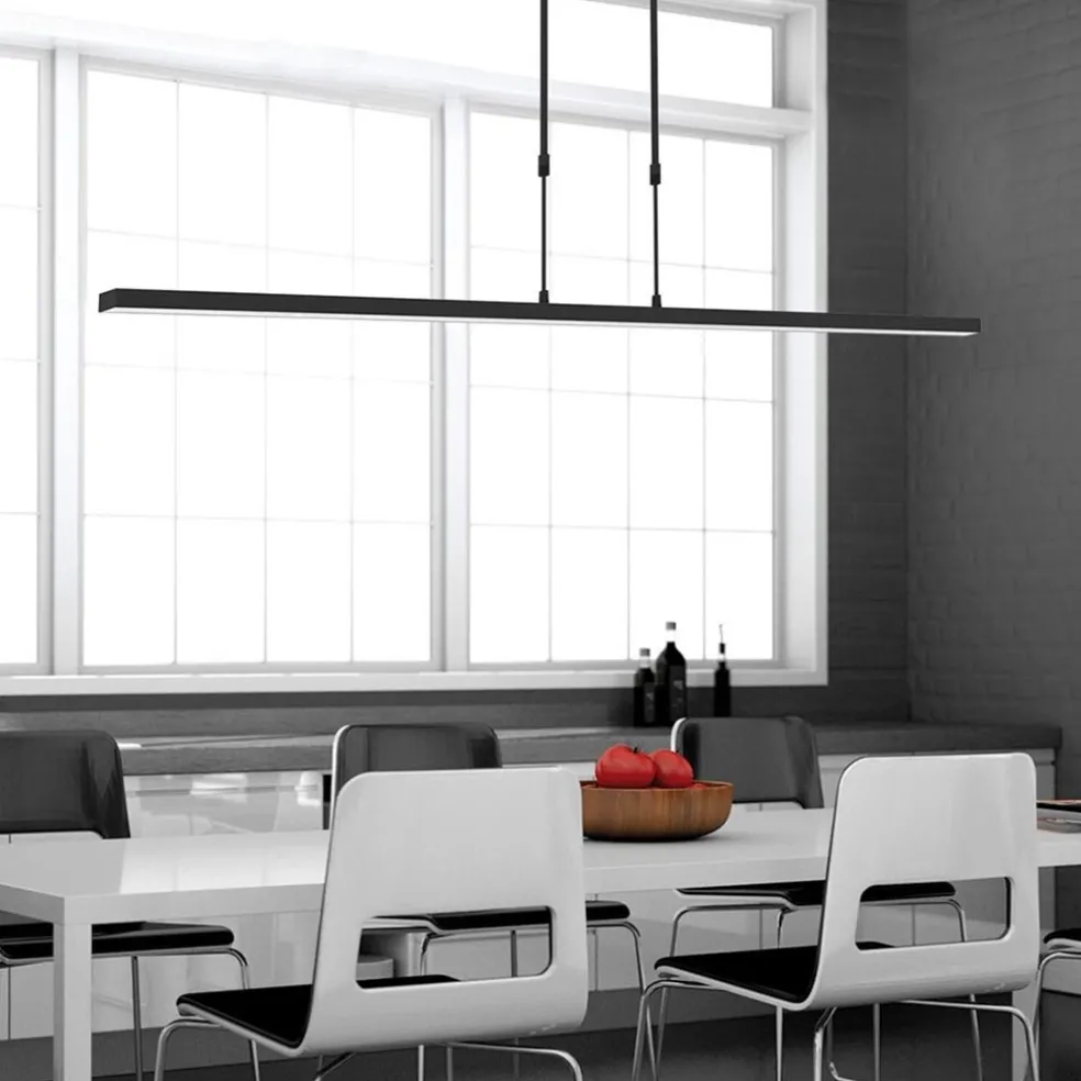 Discount Straluma Hanglamp Bande zwart 155cm 2xdim cct