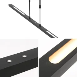 Best Sale Straluma Hanglamp Bande zwart 122cm 2xdim cct