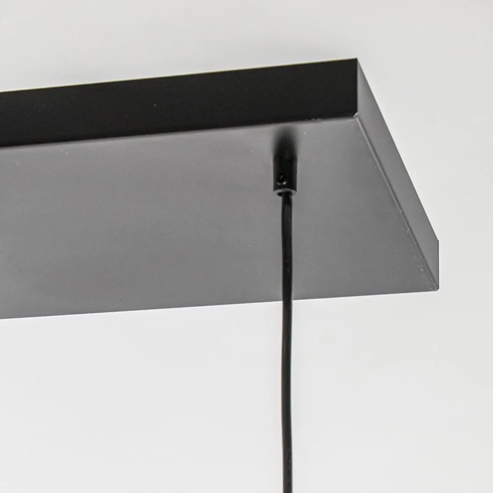 Best Straluma Hanglamp Bella 8L zwart/brons/smoke mix
