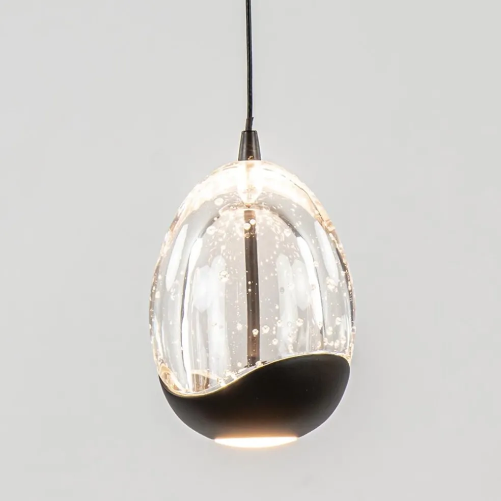 Cheap Straluma Hanglamp Black Egg 5L rond zwart/helder