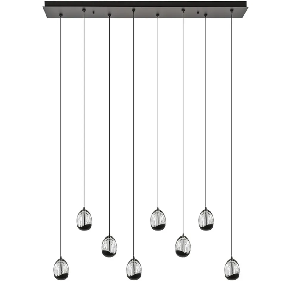 Best Sale Straluma Hanglamp Black Egg 8L zwart/helder