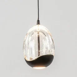 Best Sale Straluma Hanglamp Black Egg 8L zwart/helder