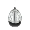 Cheap Straluma Hanglamp Black Egg 1L zwart/helder glas