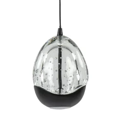 Cheap Straluma Hanglamp Black Egg 1L zwart/helder glas