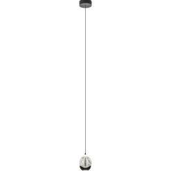 Cheap Straluma Hanglamp Black Egg 1L zwart/helder glas