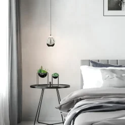 Cheap Straluma Hanglamp Black Egg 1L zwart/helder glas