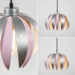 Cheap Straluma Hanglamp bloem kinderkamer grijs/roze