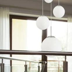 Outlet Straluma Hanglamp bol Bollique 5x glas wit