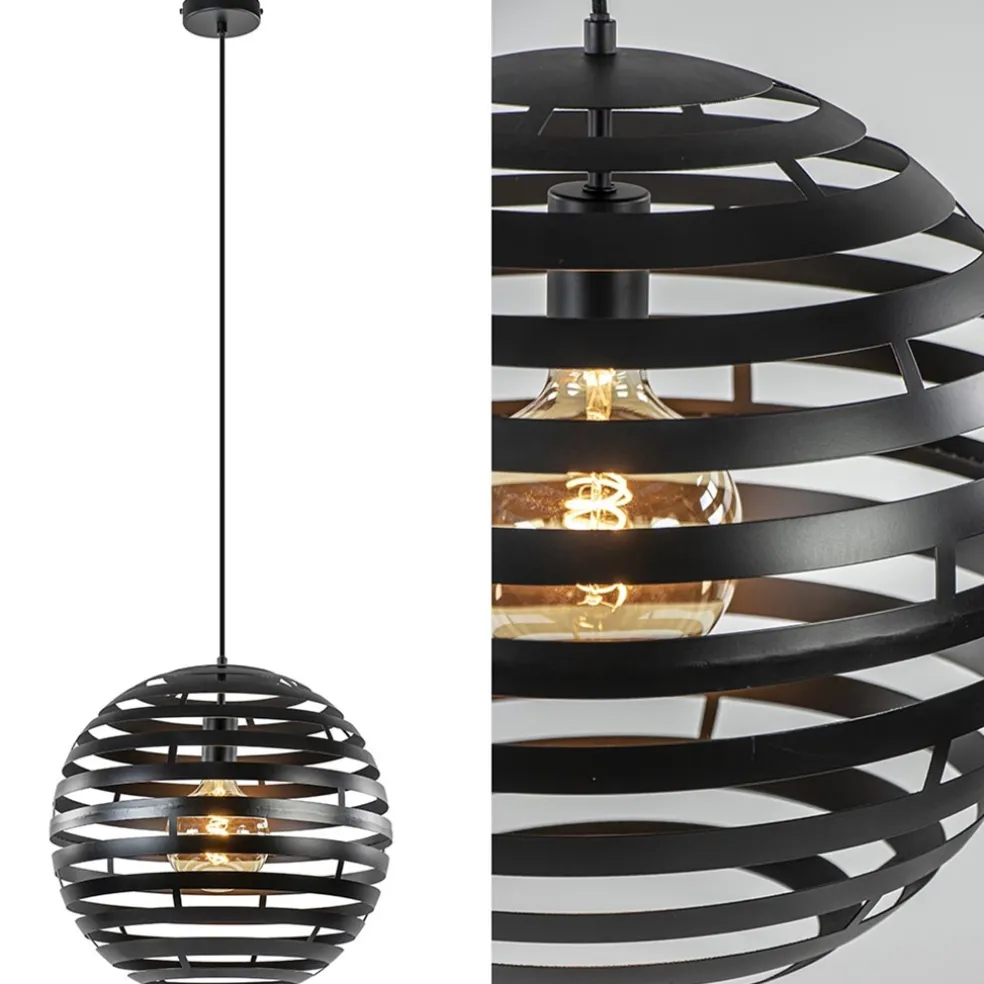 Cheap Straluma Hanglamp bol zwart 40cm